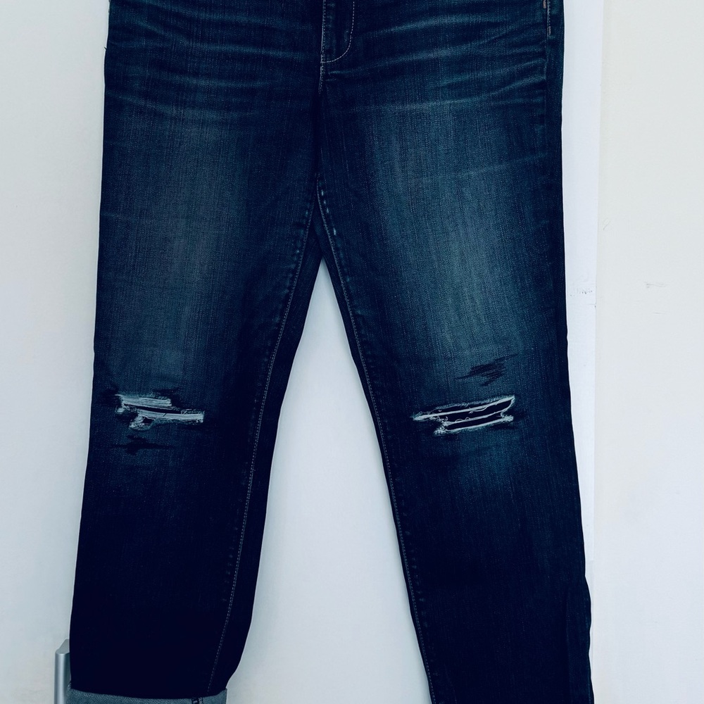 White House Black Market Women's Dark Blue Jeans